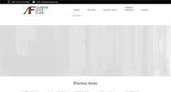 Desktop Screenshot of aaronfoxlaw.com